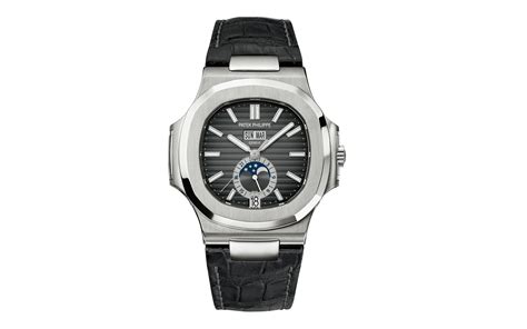 patek philippe nautilus 5726a 001|Patek Philippe Nautilus leather strap.